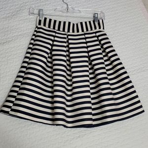 Striped Flare Skirt